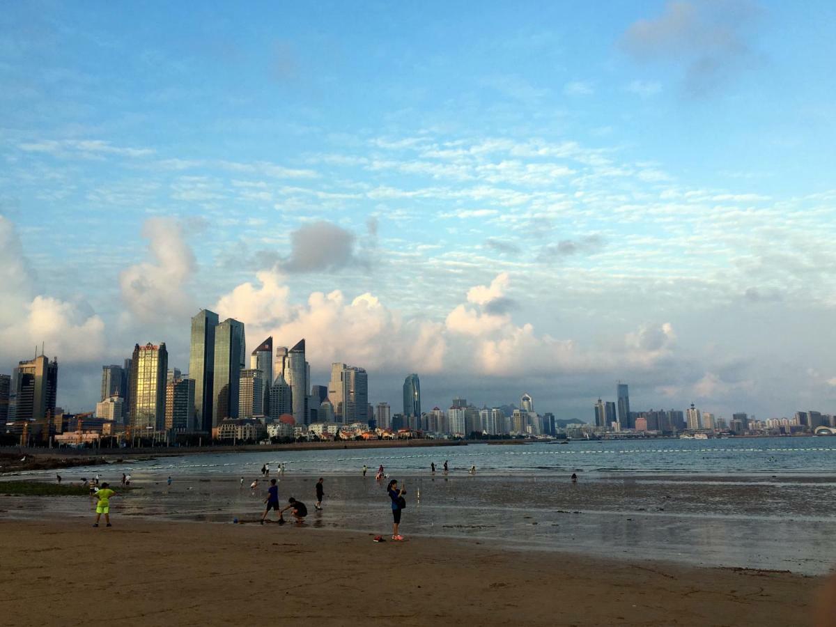 Qingdao Elegant Central Apartment Екстер'єр фото